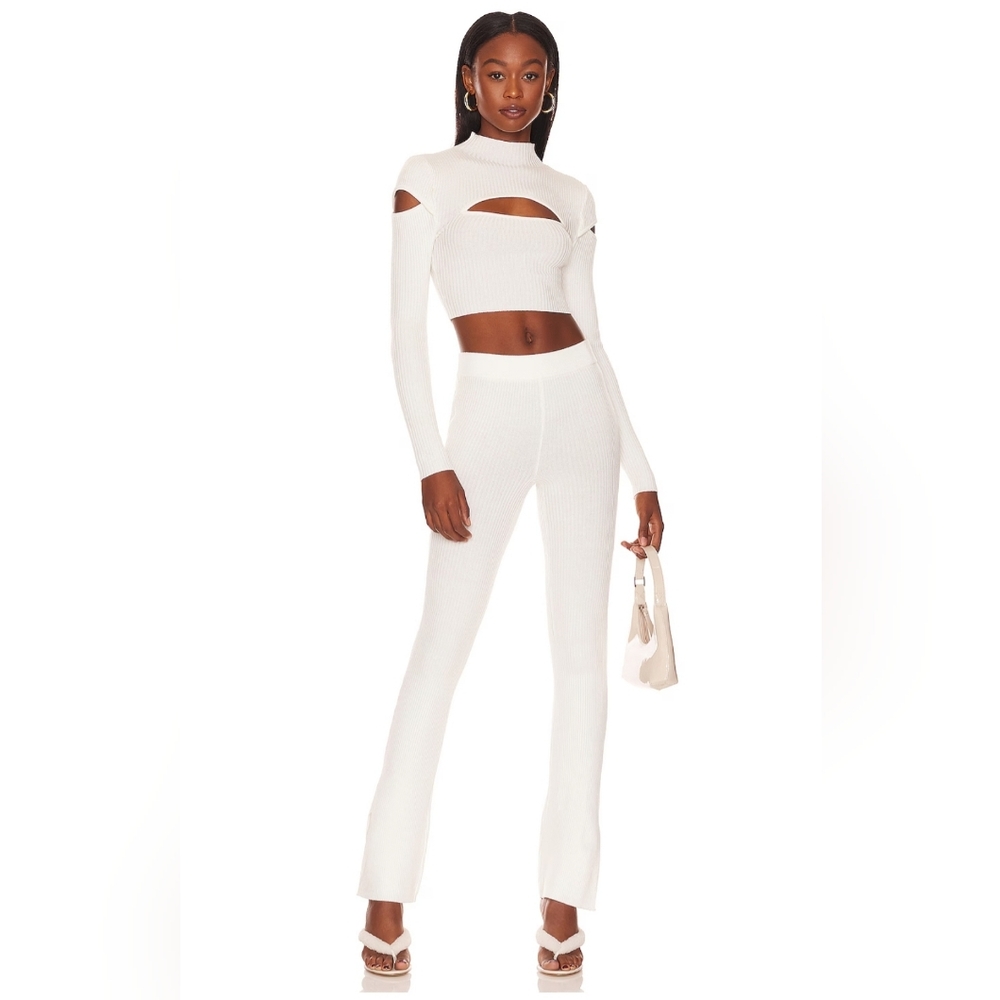 Titus Knit Pant in IvoryCamila Coelho